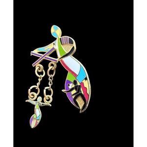 Disney EPCOT Tapestry of Nations Marionette Dangle Pin Millennium 2001